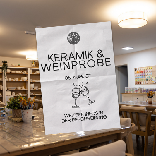 Keramik & Weinprobe